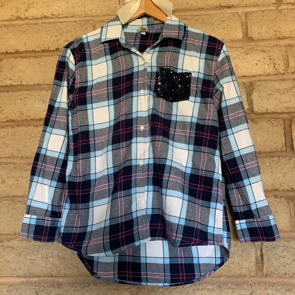 (Girls) Dark tone flannel